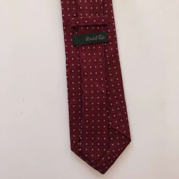 2 Marshall Field’s neckties (lavender & maroon) - Picture 2 of 8